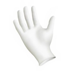 GripStrong White Nitrile - Powder-Free  Multi-purpose  Textured Gloves  Large Size - GSWNF104