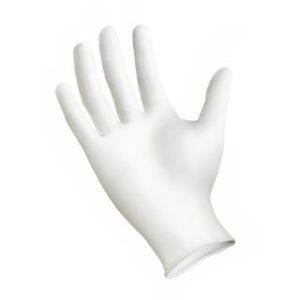 GripStrong White Nitrile - Powder-Free  Multi-purpose  Textured Gloves  X-Large Size - GSWNF105