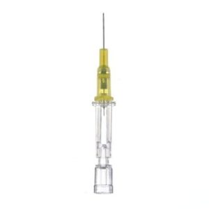 Introcan Safety IV Catheter 24 Ga. x 0.55 in.  PUR  Straight  Notched - 4251611-02