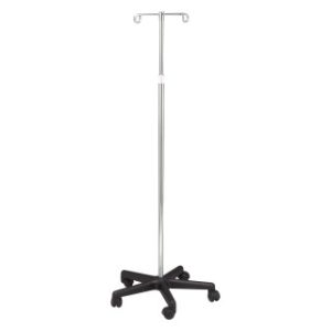 IV Stand  2 Hook  5 leg base  1EA - 4355