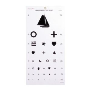 Kindergarten Eye Test Chart  20 ft  1EA - 3052