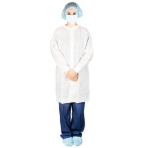 Lab Coat without Pockets Small  White - 10BG  5 BGCS - 340