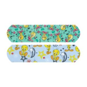 Looney Tunes Adhesive Bandages 34 x 3  100BX  12 BXCS - 1083737