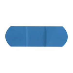 Metal Detectable Plastic Adhesive Bandages 1 x 3  Blue  150TRAY  10 TYCS - 1114025