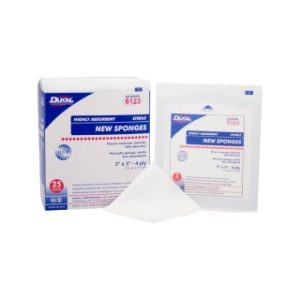 New Sponge  3 x 3  4-Ply  Sterile - 6123