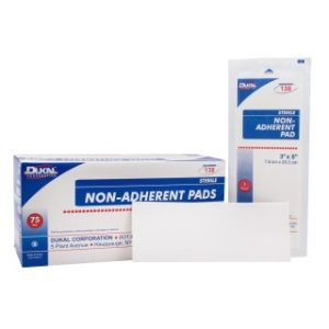 Non Adherent Pad 3 x 8  Sterile  1PK  75 PKBX - 138