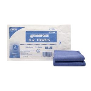 OR Towels 17 x 26  Blue  Sterile  2PK - CT-02B