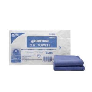 OR Towels 17 x 26  Blue  Sterile  6PK - CT-06B