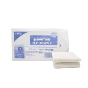 OR Towels 17 x 26  White  Sterile  4PK - CT-04W