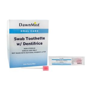 Oral Swabsticks  Dentifrice  1PK  250 PKBX - ST01