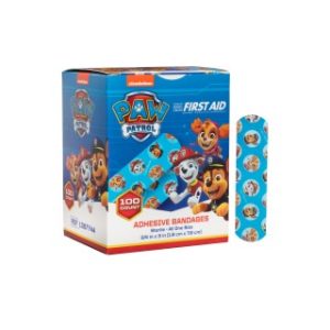 Paw Patrol Adhesive Bandages 34 x 3 - 100BX  12 BXCS - 1087744