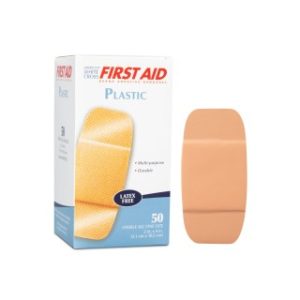 Plastic Adhesive Bandages 2 x 4  50BX  24 BXCS - 1070033