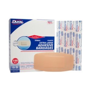 Plastic Adhesive Bandages  2 x 4  XL  100BX - 7611