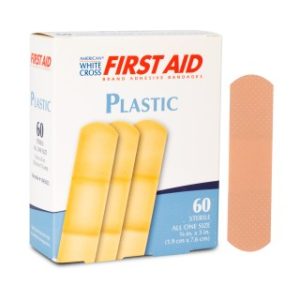 Plastic Adhesive Bandages 34 x 3  60BX  24 BXCS - 1045033