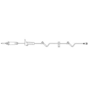 Primary Gravity IV Set with 2 SafeLine Injection Sites  50CS - NF1150