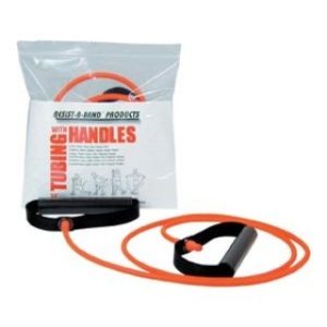 Resist-A-Band Tubing  54 with Handles  Latex  Orange - 54TP5620R