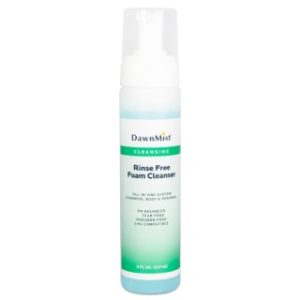 Rinse-Free Cleanser DawnMist Foaming 8 oz. Pump Bottle Scented  12 PerCs - RFFC08