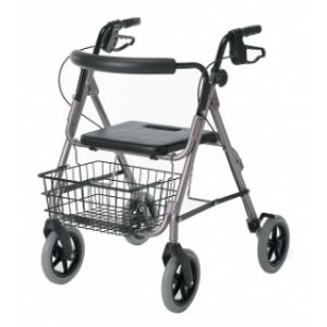 ROLLATOR, GUARDIAN, DELUXE, ALUMINUM, ROSE, 1 EA/CS