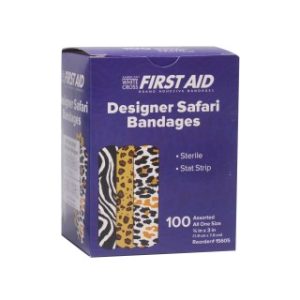 Safari Adhesive Bandages 34 x 3 - 100BX  12 BXCS - 15605