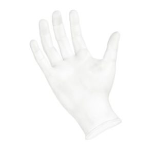 SemperGuard Vinyl - Powdered  Latex Free Industrial Gloves  Large Size  100 GlovesBox - VP104