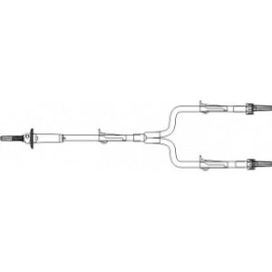 SET ADMINISTRATION IV 61IN (155 CM) APPX 9.5 ML  20 DROP W15 MICRON FILTER BIFUSE W2 LUER LOCKS DEHP-FREE LATEX-FREE  50CS - B30101