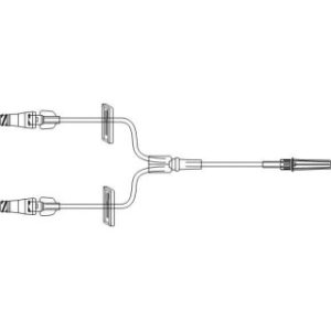 SET EXTENSION IV 5IN (13 CM) APPX 0.41 ML  SMALLBORE BIFUSE W2 REMV MICROCLAVE(R) CLEAR  2 CLAMPS  LUER LOCK - MC33410