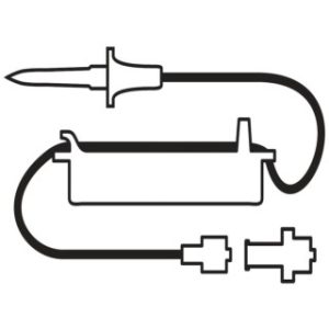 SET EXTENSION PUMP TUBING 45INL MALEMALE LUER LOCK LATEX-FREE ANTI-SIPHON VALVE CLAMP (12BX) - 21-7061-24