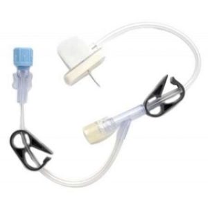 SET INFUSION NEEDLE HUBER 20GA X 0.625IN STRAIGHT NON-CORING 8IN STANDARD BORE TUBING CLAMP INJECTION SITE CUSHIONED PAD PLASTIC HUB GRIPPER DEHP-FREE LATEX-FREE (12BX) - 21-2946-24