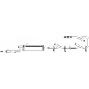 SET IV ADMINISTRATION 60GTT 119INL 150ML BURETTE ROTATING LUER DEHP-FREE LATEX-FREE AUTO SHUTOFF  25CS - B9409