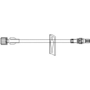 SET IV EXTENSION 24INL MICROBOREHIGH FLOW RATE LUER LOCK ROTATING CLAMP DEHP-FREE LATEX-FREE  50CS - B1380