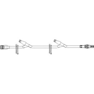 SET IV EXTENSION 43INL NEEDLE-FREE PORT LUER LOCK ROTATING SECURING DEVICE DEHP-FREE LATEX-FREE  50CS - B9408