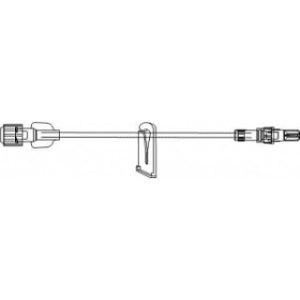 SET IV EXTENSION 60INL MINI MICROBORE LUER LOCK ROTATING SLIDE CLAMP DEHP-FREE LATEX-FREE  50CS - B2018