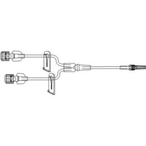 SET IV EXTENSION 6INL BIFURCATED MINIBORELOW VOLUME LUER LOCK SECURING DEVICE DEHP-FREE LATEX-FREE  50CS - B1306