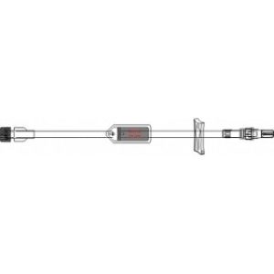 SET IV EXTENSION 8INL MACROBORE LUER LOCK ROTATING 1.2U FILTER CLAMP DEHP-FREE LATEX-FREE  50CS - B1016