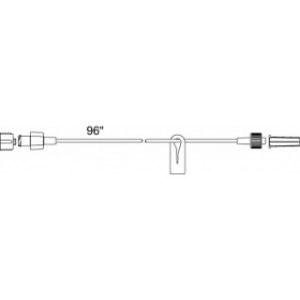 SET IV EXTENSION 96INL LUER LOCKSLIP LATEX-FREE (50CS) - 539635