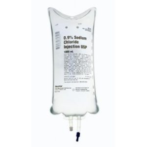 Sodium Chloride Injection  0.9%  USP  1000 ml - 2B1324X