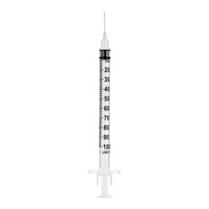 SOL-M 0.3ml Insulin Syringe wFixed Needle 30G x 12.5mm (U-100 Insulin Only)(PE Bag)  1000Case - 1633012B