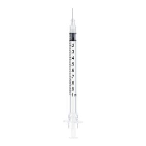 Sol-M 1mL Allergy Syringe Tray  26G x 12  1000Case - 181026T