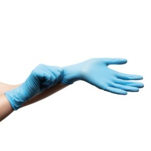 Sol-M Nitrile Examination Glove  Powder free  Large  Blue - NG5503U