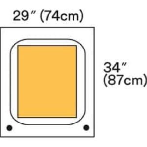 Steri-Drape Pouch with Ioban 2 Incise Film  74 cm x 87 cm  30 x 35  Incise 16 x 20 - 6659