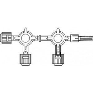 STOPCOCK INTRAVENOUS 2GANG 4 WAY ROTATING MALE LUER HIGH PRESSURE LATEX  50CS - SF4115