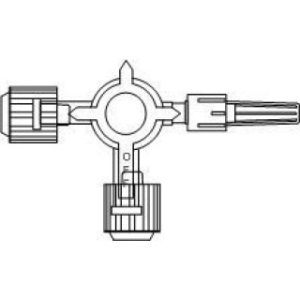 STOPCOCK INTRAVENOUS 4 WAY ROTATING MALE LUER HIGH PRESSURE  50CS - B4018