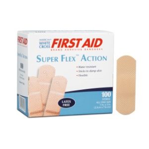 Super Flex Foam Adhesive Bandages 1 x 3 - 100BX  12 BXCS - 1770033