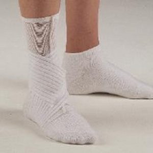 Support Ankle Wrap Universal Large Mesh Elastic 10-12 White Ea - 4016-03