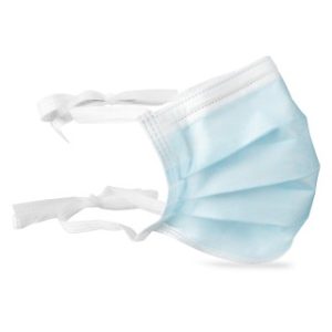 Surgical Mask with Tie  Blue - 50BX  6 BXCS - 1540