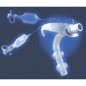 TUBE  TRACH  BLUE LINE  DOUBLE CUFF - 100/784/100