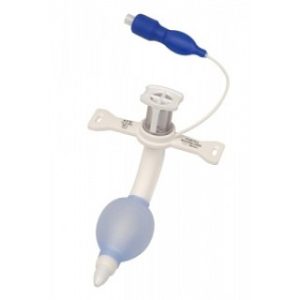 TUBE TRACHEOSTOMY ADULT SIZE 5MM CUFFED 60MM SILICONE 15MM SWIVEL CONNECTOR DISPOSABLE OBTURATOR 15MM DISCONNECT WEDGE TRACH-TIE PORTEX BIVONA RADIOPAQUE STERILE - 750150