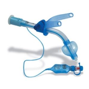 TUBE TRACHEOSTOMY SIZE 9MM CUFFED 38MM ADJUSTABLE HORIZONTAL LENGTH PVC ADJUSTABLE NECK FLANGE 15MM CONNECTOR OBTURATOR TRACH-TIE PORTEX RADIOPAQUE STERILE (2CS) - 100/527/090