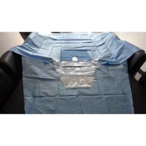 UNDER BUTTOCKS DRAPE WITH FLUID COLLECTION POUCH  40IN. X 44IN.  STERILE - 89415