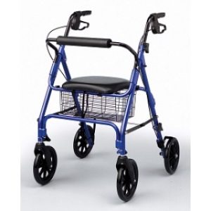 WALKER, ROLLATOR, FOLDING, BLUE, EACH